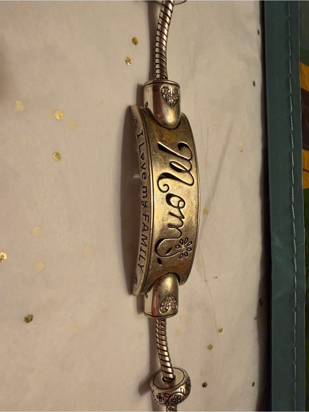 Brighton “Mom” “Love family and being mom” bracelet